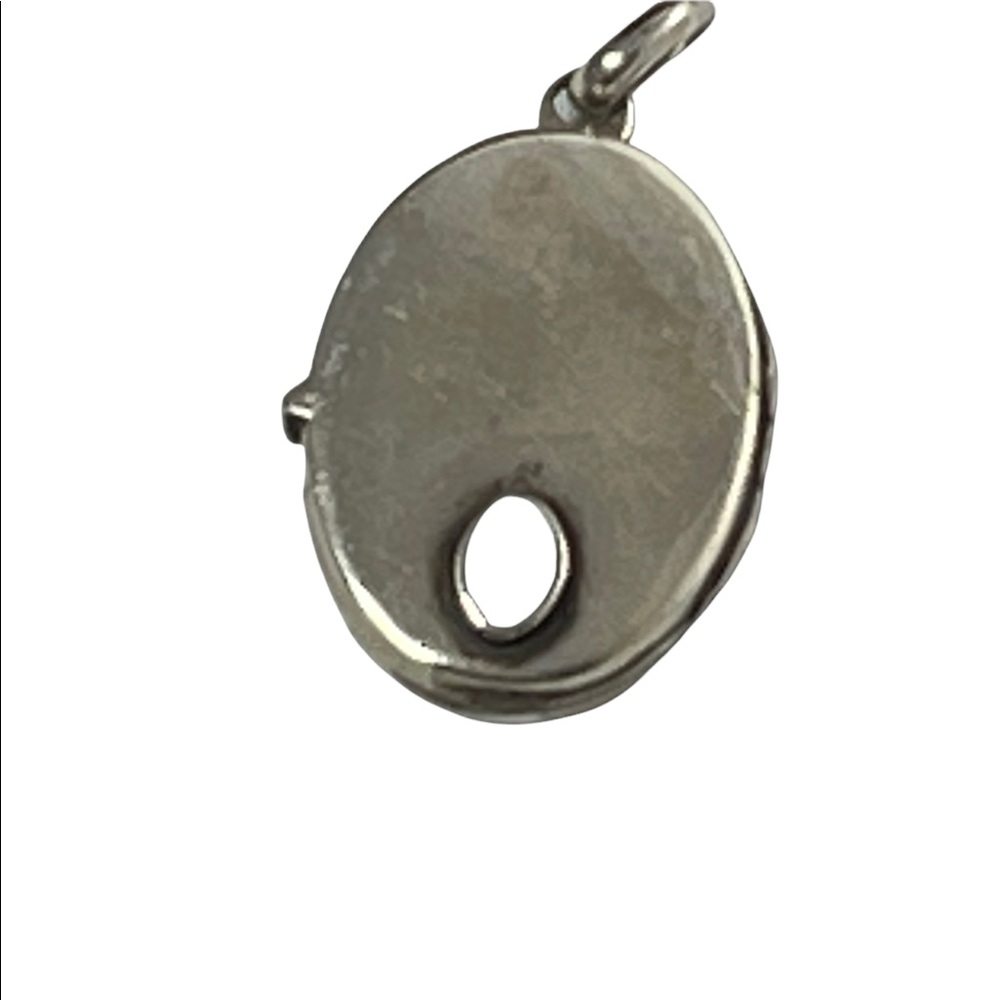 Vintage Sterling silver 925 pearl  locket pendant